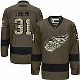 Glued Detroit Red Wings #31 Curtis Joseph Green Salute to Service NHL Jersey,baseball caps,new era cap wholesale,wholesale hats